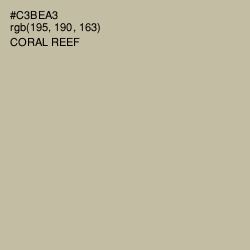 #C3BEA3 - Coral Reef Color Image